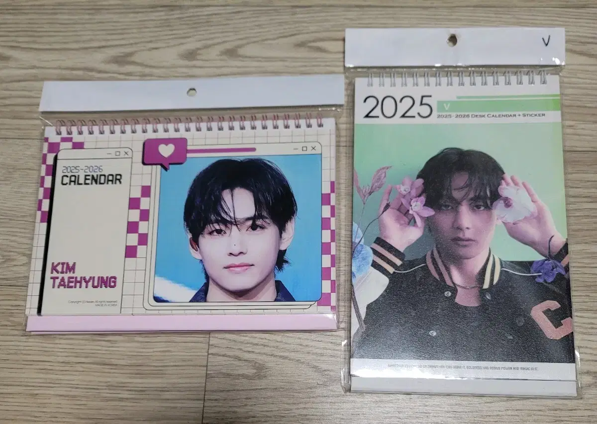 2025~2026 달력 뷔 김태형 V BTS 방탄소년단 CALENDAR